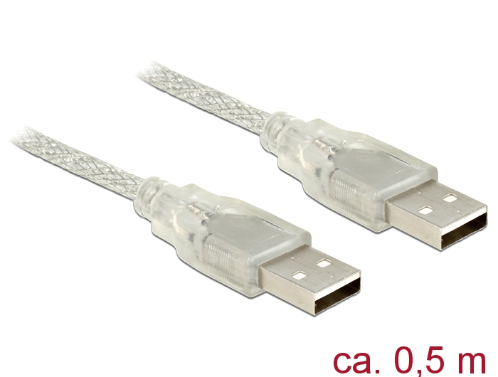 delock-kabel-usb-20-typ-a-stecker-usb-20-typ-a-stecker-05-m-transparent