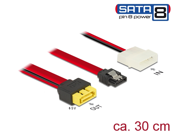 delock-kabel-sata-6-gb-s-7-pin-buchse-molex-2-pin-strom-stecker-sata-stecker-pin-8-power-mit-einrast