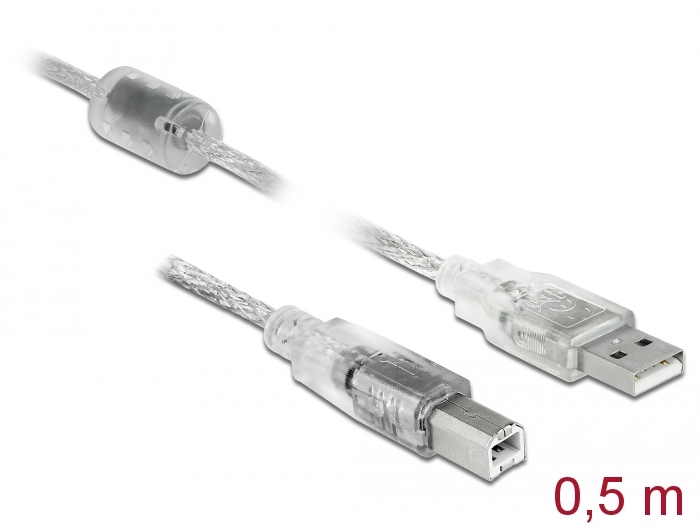delock-kabel-usb-20-typ-a-stecker-usb-20-typ-b-stecker-05-m-transparent