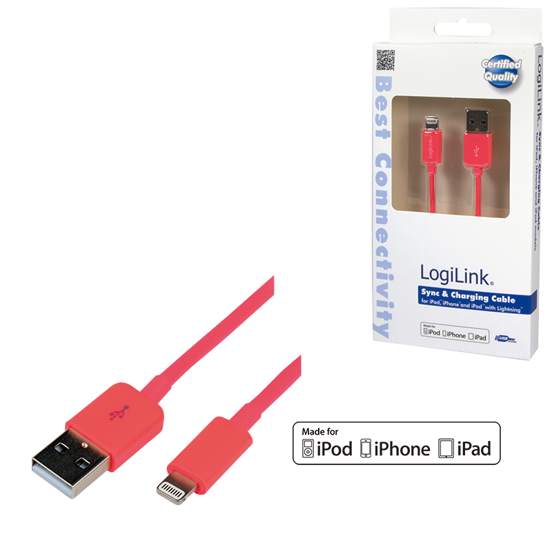Apple Lightning zu USB Anschlusskabel, 1m