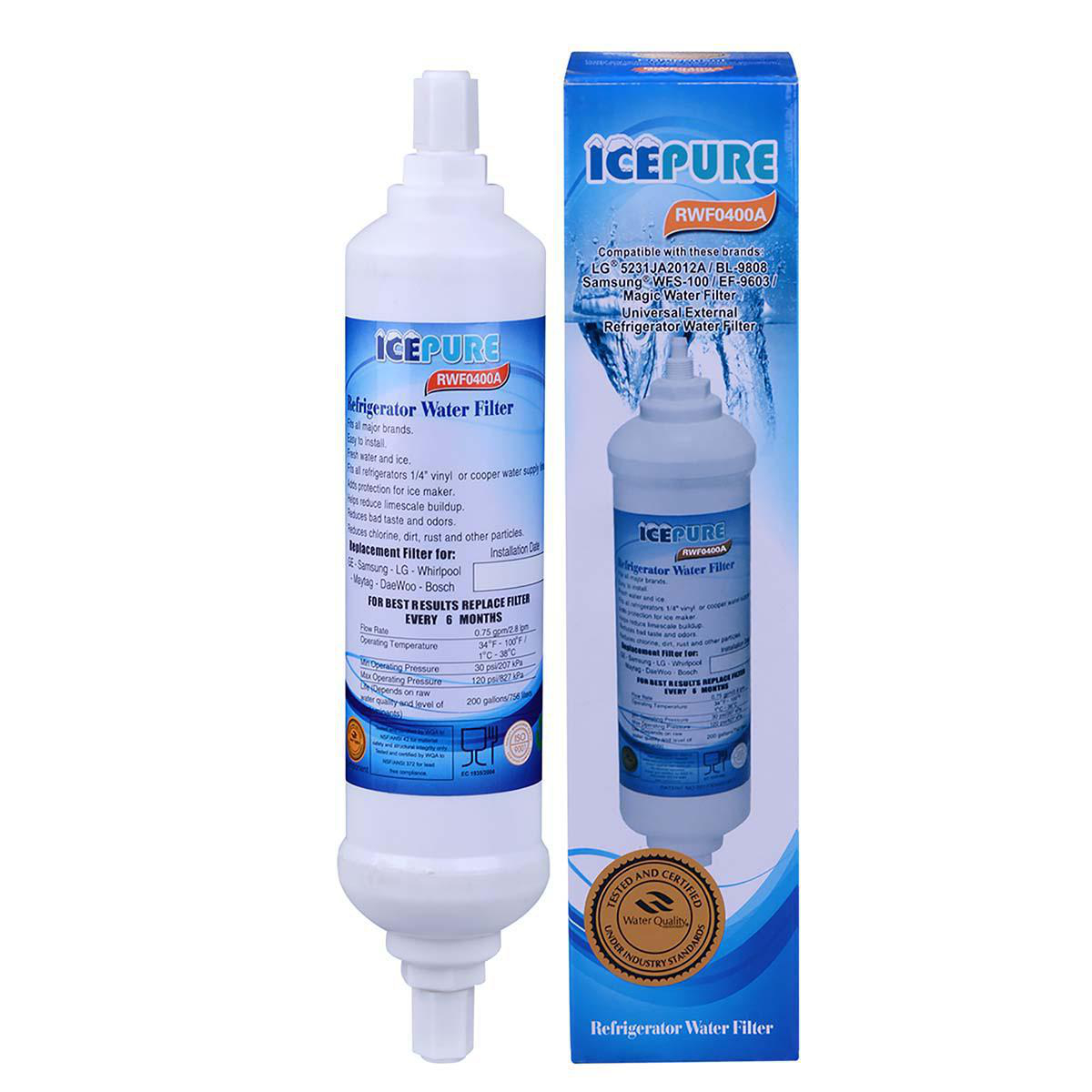 Water Filter | Refrigerator | Replacement | Bosch/Siemens/LG