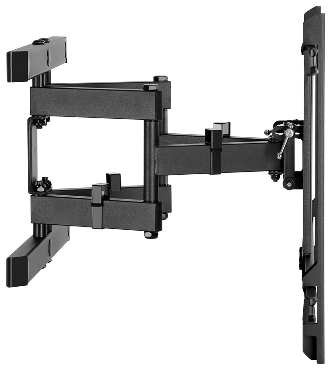 Pro TV-Wandhalterung Pro FULLMOTION (XL), Schwarz - für Fernseher von 43'' bis 100'' (109-254 cm) , vollbeweglich (schwenkbar und neigbar) bis 60kg.