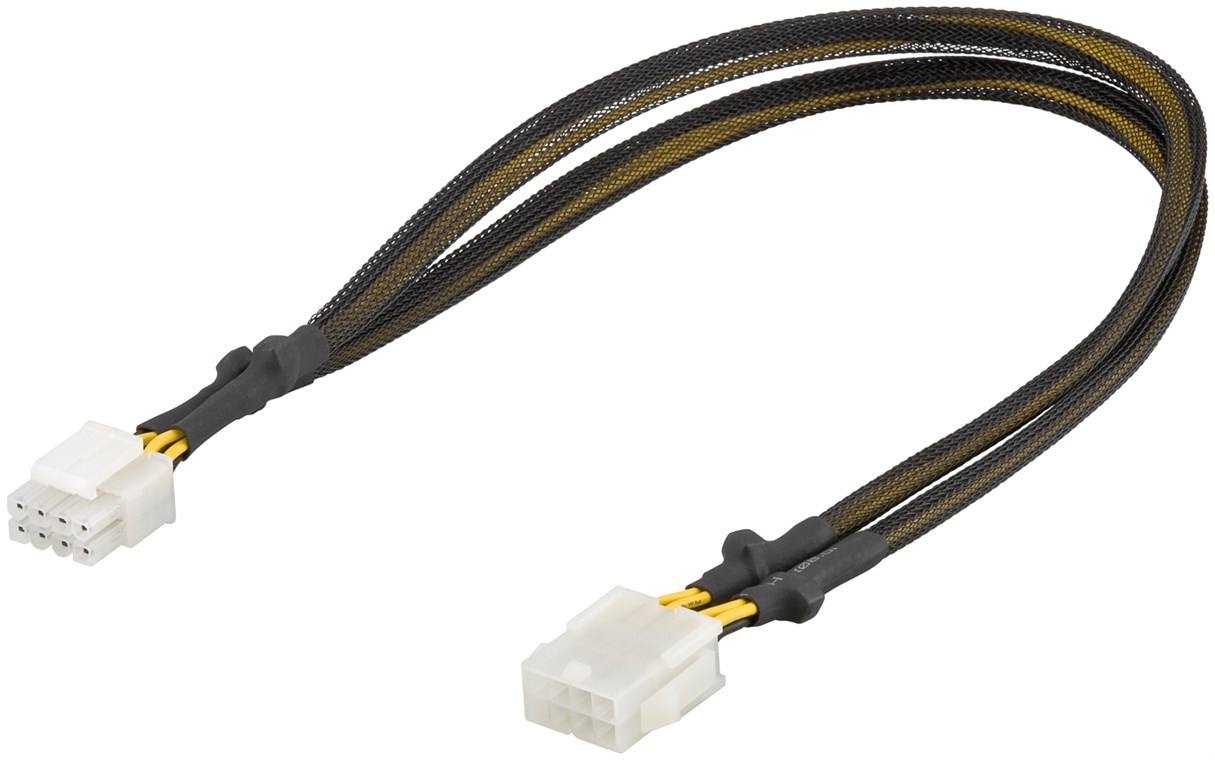 PC Grafikkarten Stromkabel Verlängerung PCI-E / PCI Express 8 pin